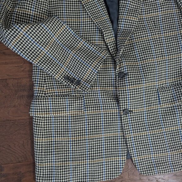 Brooks Brothers Black and White Checkered Blazer - Picture 4 of 10